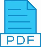 Image result for Blue PDF Icon
