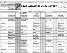 Image result for Check Sheet 3D 5S