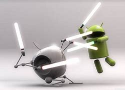 Image result for Android Fighting Apple Fan Art