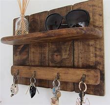 Image result for Wood Christian Key Hook Rack