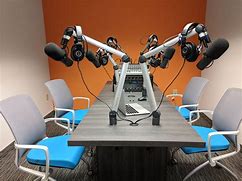 Image result for Minimalist Podcast Setup in a Dining Room