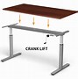 Image result for Work Shop Desk with Crank Lift