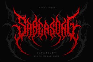 Image result for Metal Band Text Decoration