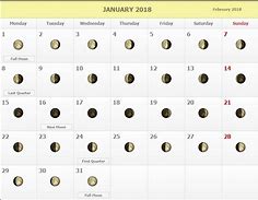 Image result for Full Moon Calendar 2018