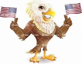 Image result for Cute Cartoon Holdikng an American Flag