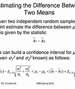 Image result for Image for Difference Between Two Means