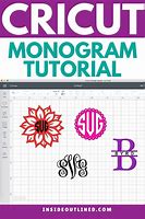 Image result for Cricut Monogram Projects Vinyl