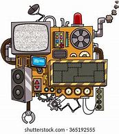 Image result for Manual Machine Cartoon
