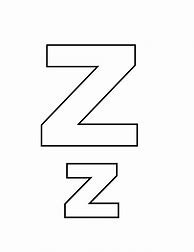 Image result for Letter Z Coloring