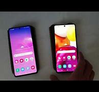 Image result for Samsung A71 Black vs S10 Lite Black