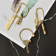 Image result for Brass Keychain Loop End