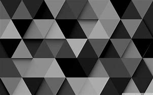 Image result for Black and White Geometric Triangles