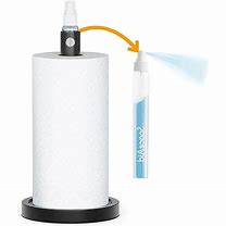 Image result for Paper Towel Roll Holder with Spray Bottle