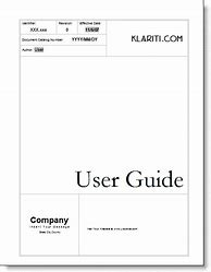 Image result for User Guide MS Templates