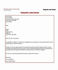 Image result for Standard Resignation Letter Template