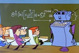 Image result for Robot Teaching History Cartoon