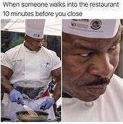 Image result for Depressed Chef Meme