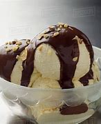 Image result for Vanilla Ice Cream with Chocolate Sauce