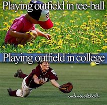 Image result for Fall Baseball Softball Memes