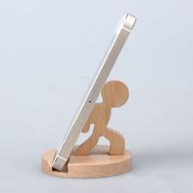 Image result for Simple Wooden Phone Stand