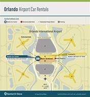 Image result for Orlando International Airport Car Rental Map