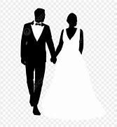 Image result for Bride and Groom Silhouette