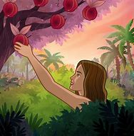 Image result for Eve Eating Apple Poster