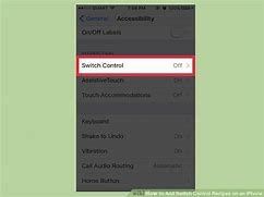 Image result for Switch Control iPhone No Recipes