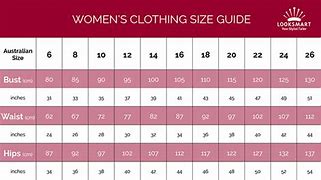 Image result for Women's Clothing Sizes