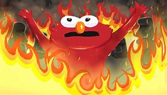 Image result for Burning Elmo Même