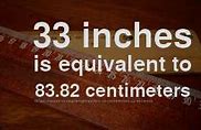 Image result for How Long Is 33 Centimeters