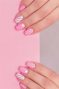 Image result for Light Pink Acrylic Nail Designs