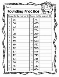 Image result for Rounding Worksheets 2nd Grade