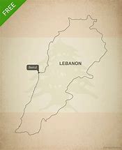 Image result for Lebanon Map Outline