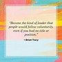 Image result for Leaders Lead Quote