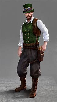 Image result for Steampunk Character Design