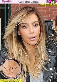 Image result for Kim Kardashian Honey Blonde Hair