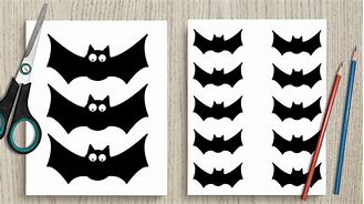 Image result for Bat Cut Out Pattern