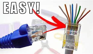 Image result for Cat6 RJ45 Connector