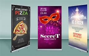 Image result for Retractable Banner Sizes