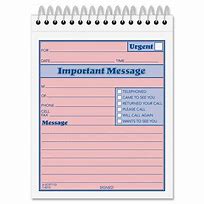 Image result for Phone Call Notes Template