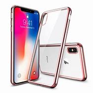 Image result for Clear Rose Gold iPhone X Case