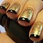 Image result for Green and Gold Glitter Nail Art