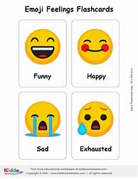 Image result for Emoji Feelings Worksheet