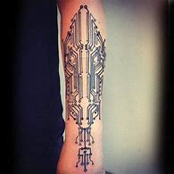 Image result for Circuit Board Tattoo Drawings