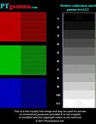 Image result for Monitor Gamma Test Pattern