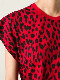 Image result for Red Leopard Print Tee
