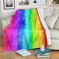 Image result for Rainbow Blankets Fleece