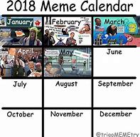 Image result for 2018 Meme Calendar