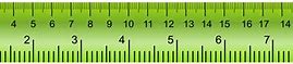 Image result for Ruler Measurements Actual Size